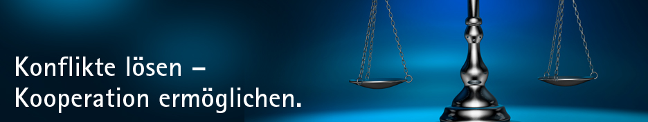 Konflikte l&ouml;sen - Kooperation erm&ouml;glichen.